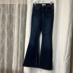 Dark Blue Flare Jeans